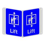 Semn de lift 3d